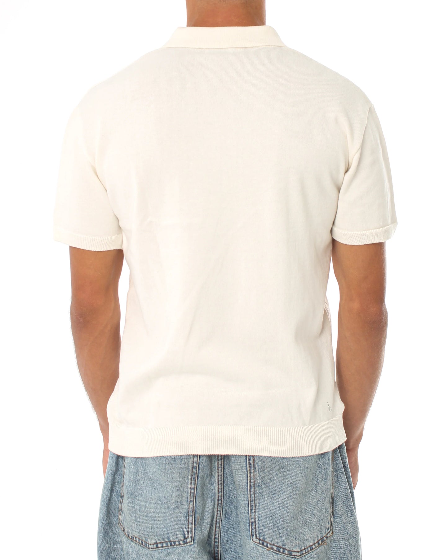 Knitted Quarter Zip Polo T-Shirt - Bundle of 3