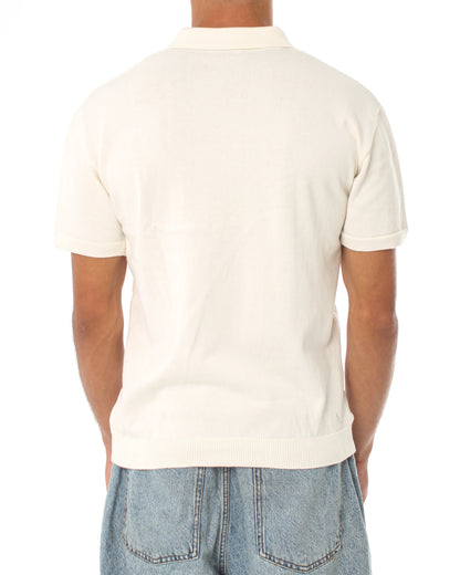 Knitted Quarter Zip Polo T-Shirt - Bundle of 3